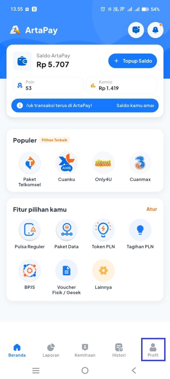 Langkah 1